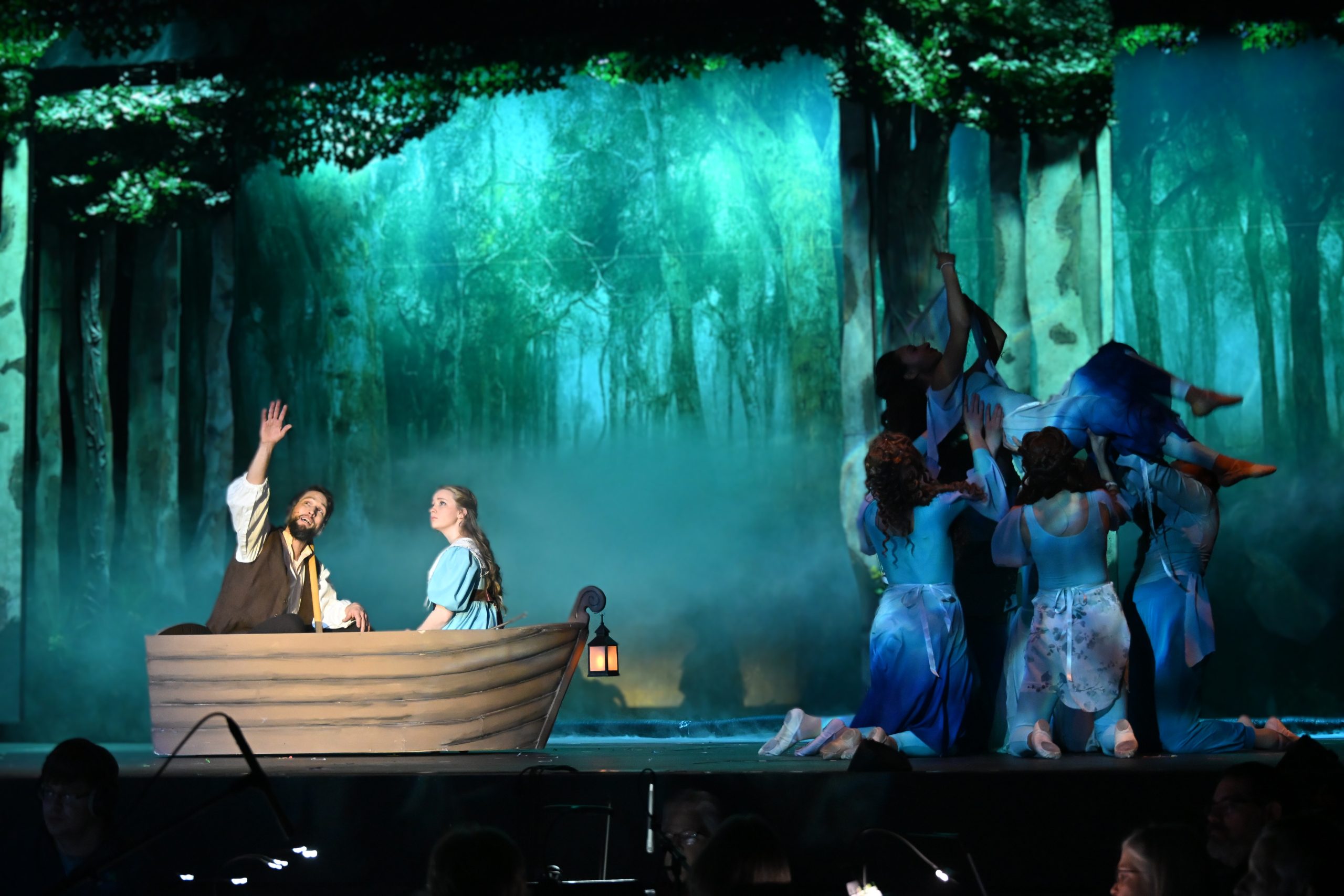 Angus explains the downsides of immortality to Winnie while on a boat ride