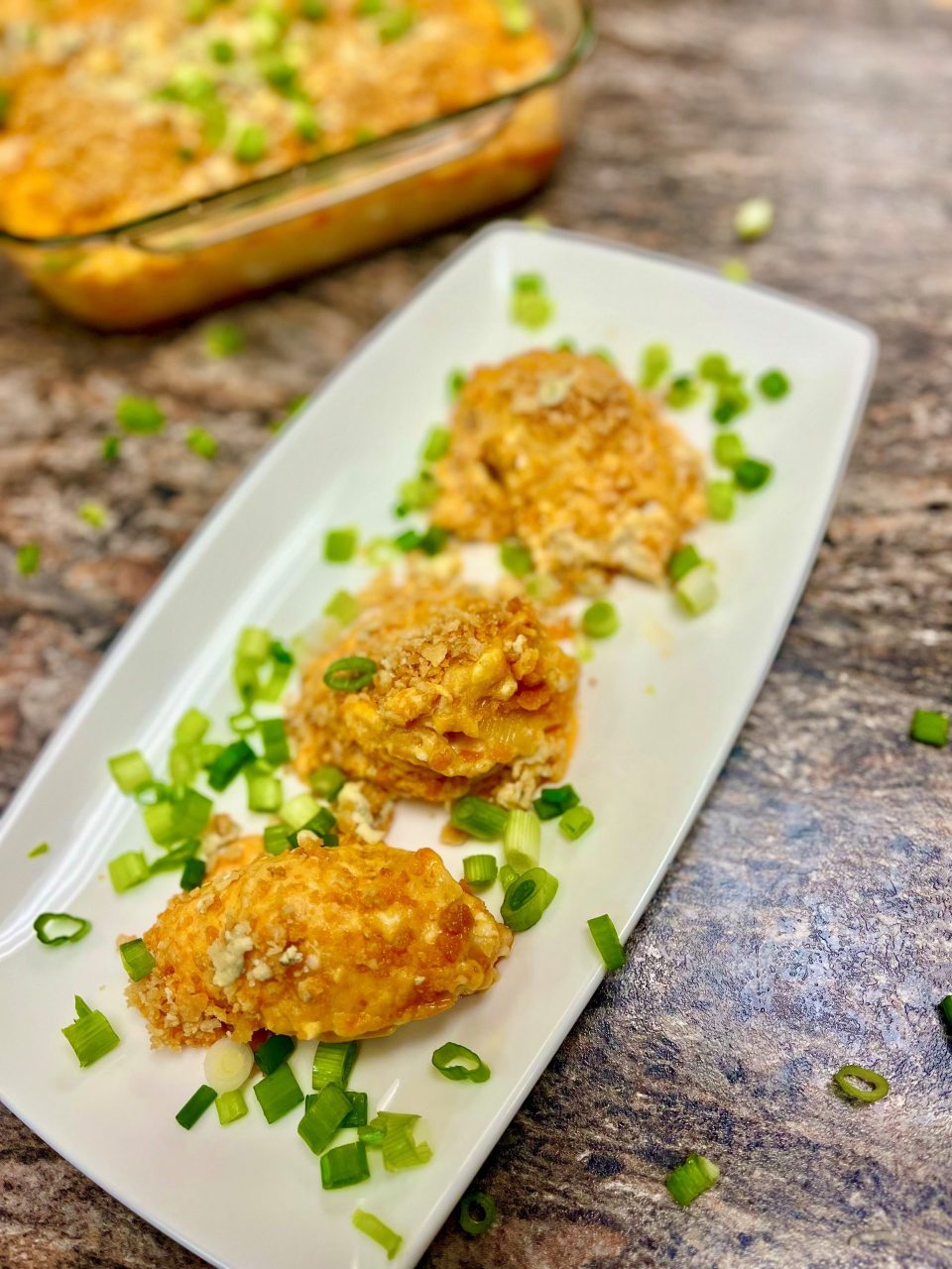 Buffalo Chicken Stuffed Shells