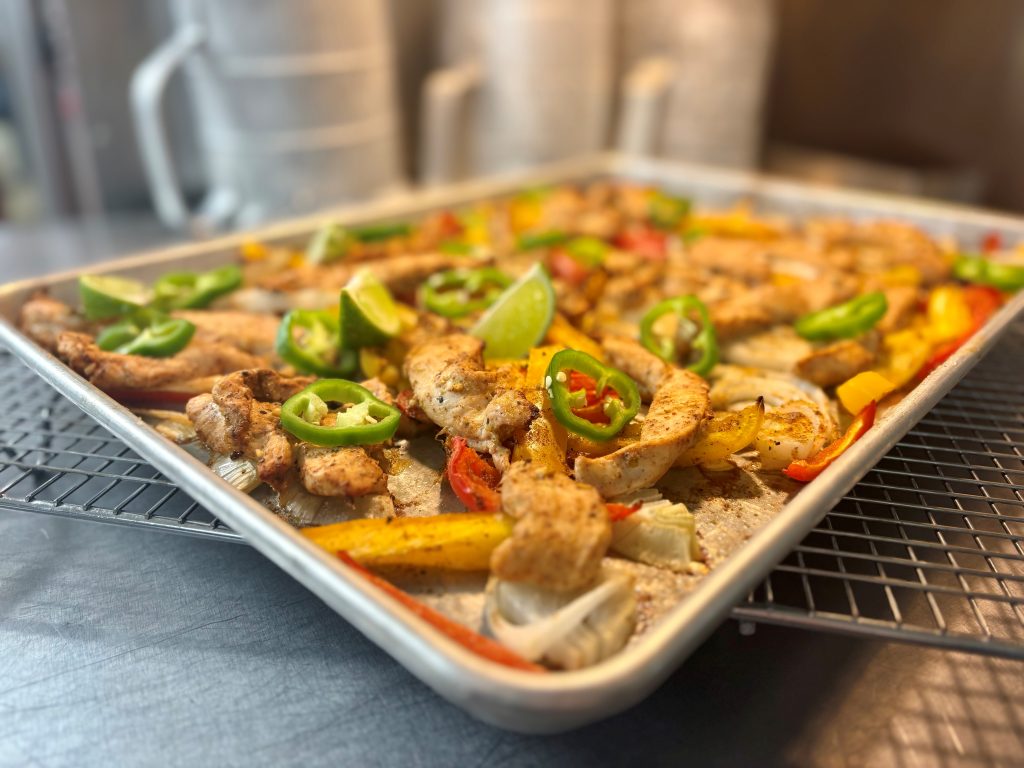 Sheet Pan Chicken Fajitas