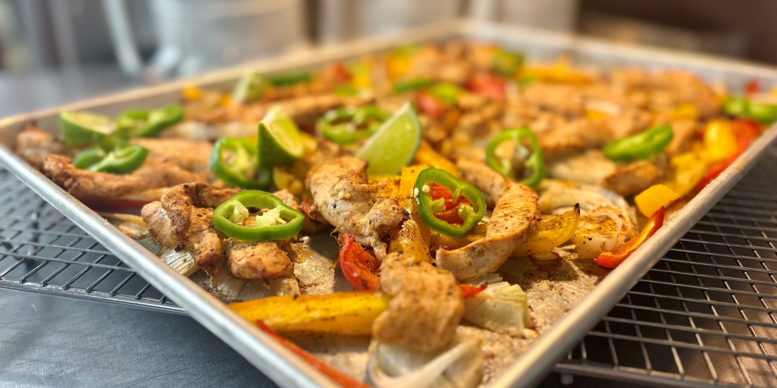 Sheet Pan Chicken Fajitas