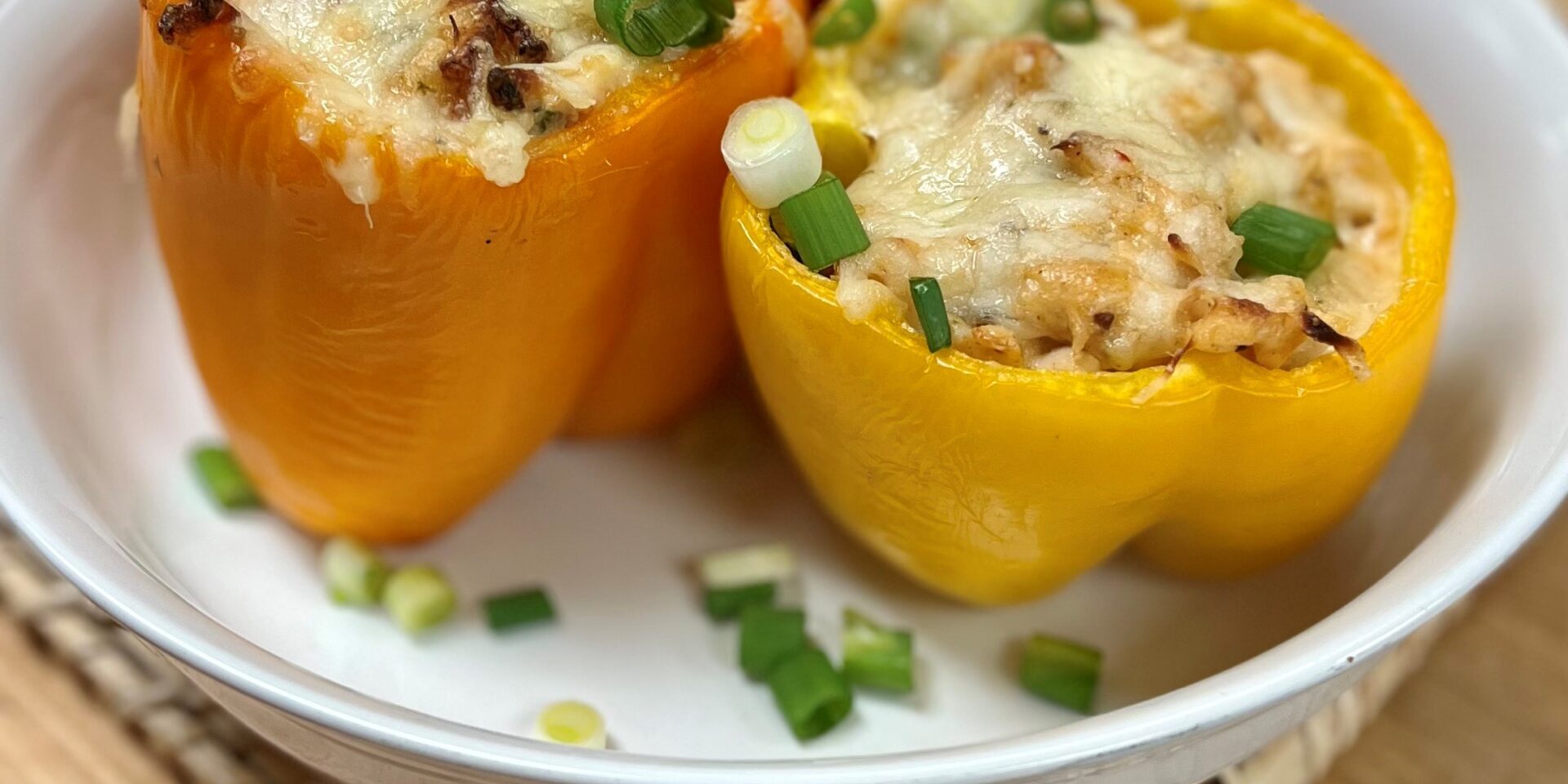 Buffalo Chicken Stuffed Peppers