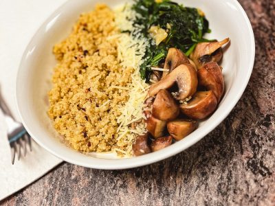 spinach-mushroom-quinoa