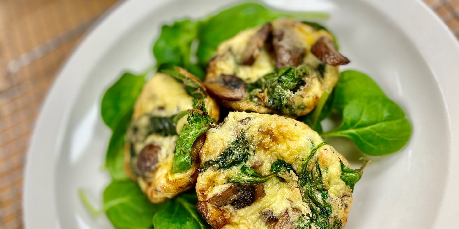 Gluten Freen Spinach Quiche Cups